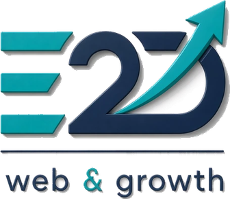 Imagen corporativa de E2D Web & Growth, agencia de desarrollo web y diseño