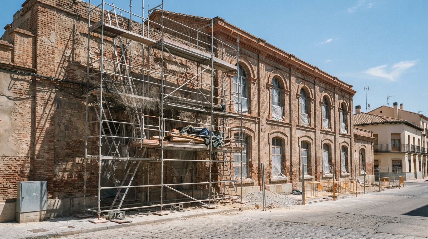 El antiguo matadero de Ciempozuelos inicia su transformación hacia un nuevo centro cultural