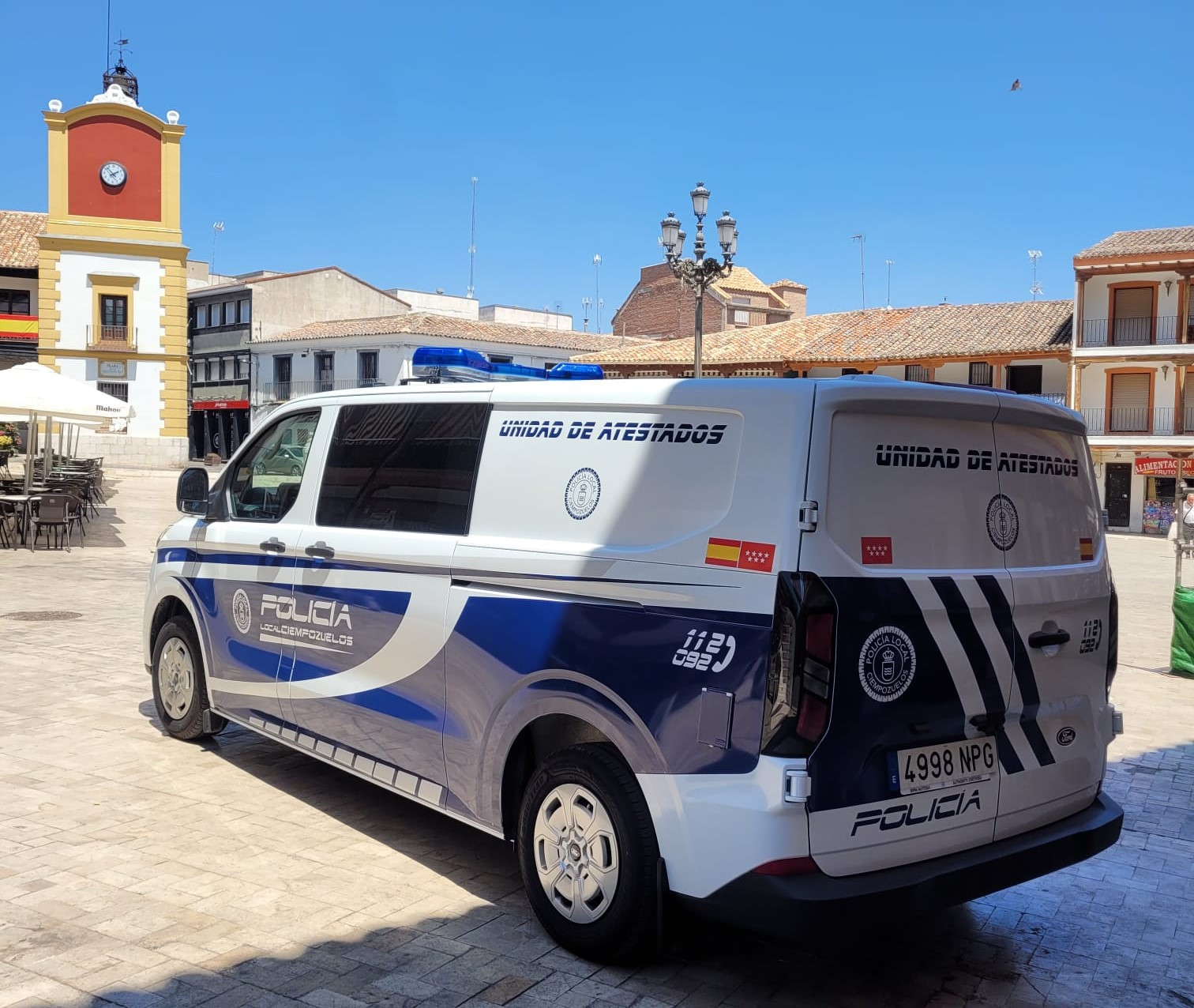 La Policía Local de Ciempozuelos estrena un nuevo furgón para mejorar la atención ciudadana