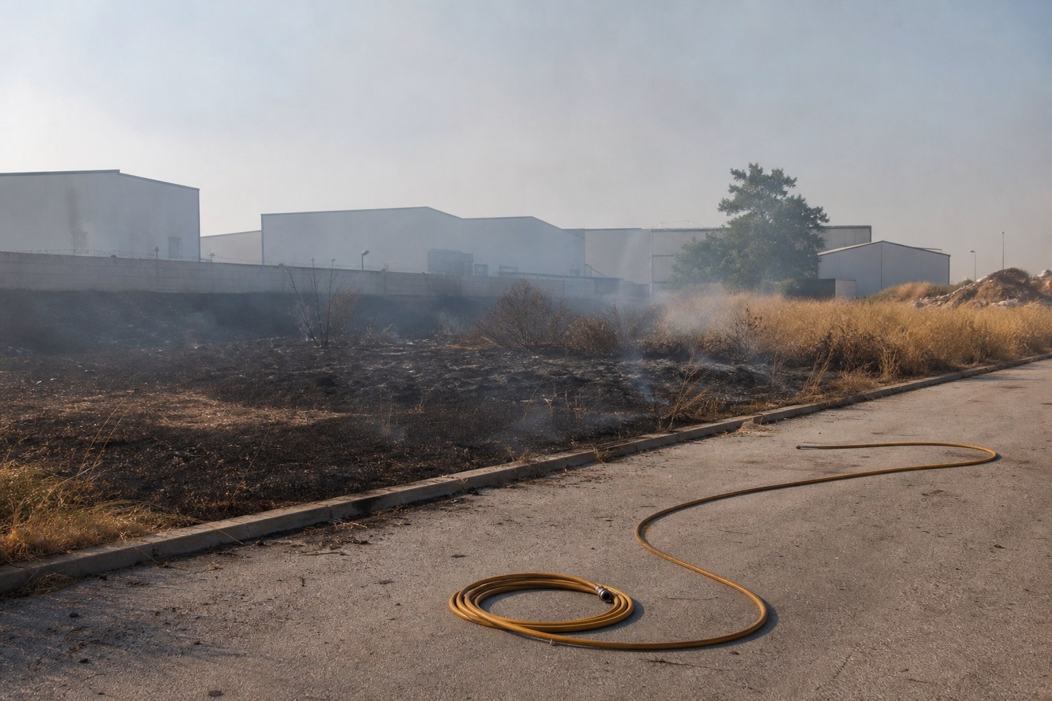 Un incendio de pastos en un polígono de Ciempozuelos moviliza a los servicios de emergencia